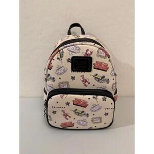Loungefly Friends Icons Lobster AOP Mini Backpack NWT